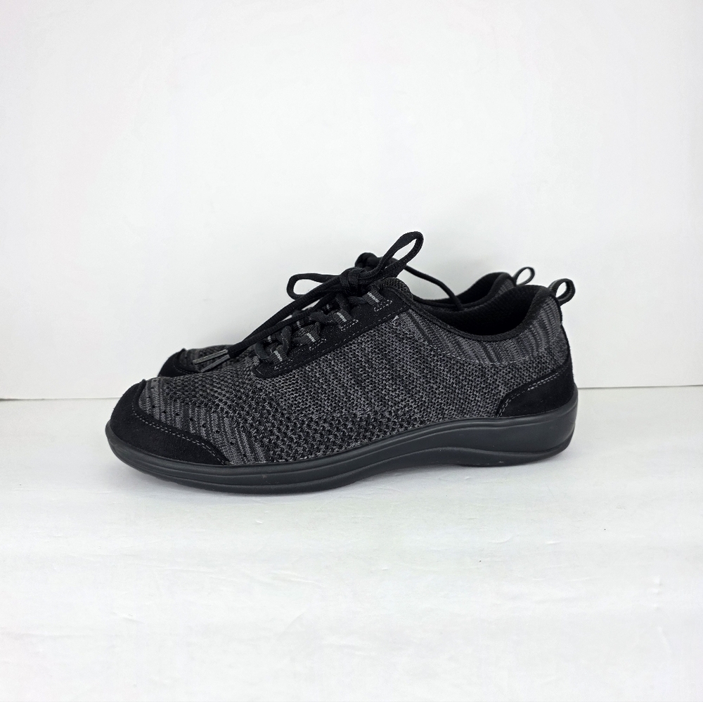 Orthofeet Lava Shoes Women's Black Walking Sneakers Comfort Diabetic Size 9.5 B - Picture 2 of 15